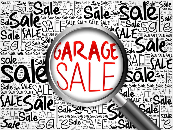 GARAGE SALE word cloud