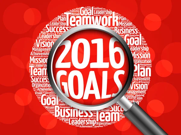 Ziele für 2016 — Stockfoto