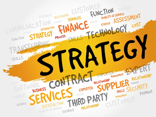 Strategia biznes koncepcja — Zdjęcie stockowe