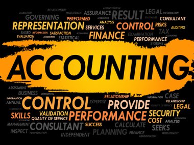 Muhasebe kelime bulutu