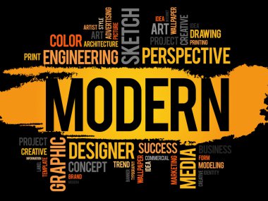 Modern kelime bulutu