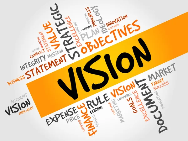 Vision word cloud — Stock Photo, Image