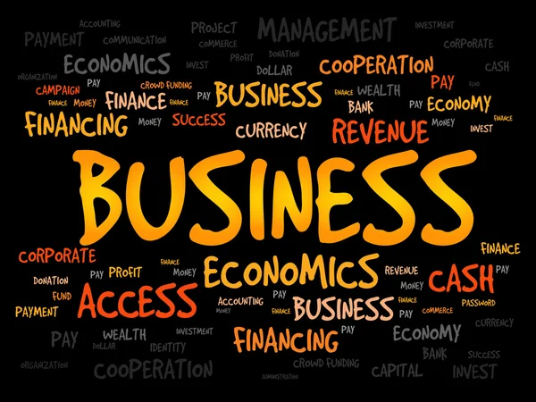 BUSINESS word cloud — Stock Photo, Image