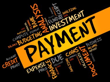 ödeme kelime bulutu