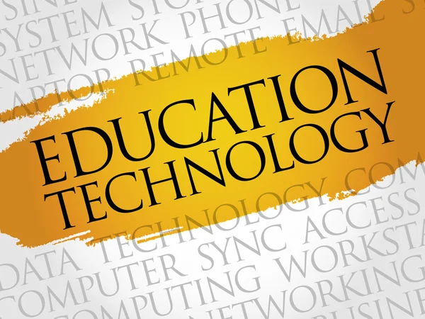 Educación Tecnología palabra nube — Foto de Stock