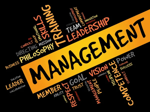 MANAGEMENT word cloud — Stock Photo, Image