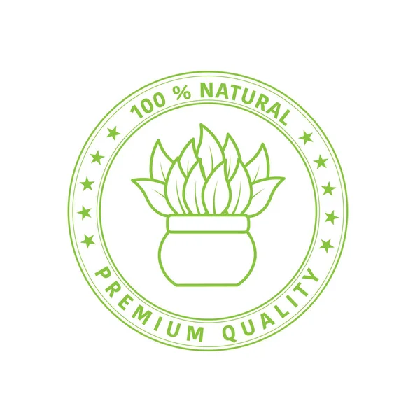 Beyaz arka planda% 100 organik ürün kauçuk pul ikonu ile yapılmış. Vektör illüstrasyonu