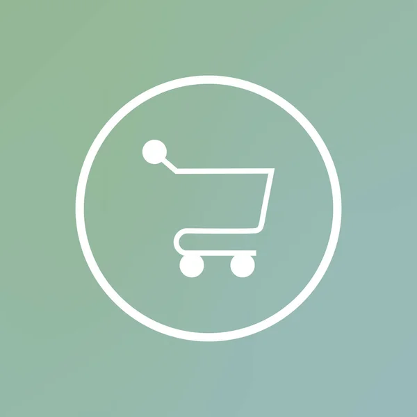 Sepet vektör simgesi, Alışveriş İşareti beyaz arkaplanda izole edildi. Çevrimiçi dükkan ya da e-market konsepti. Düz tasarım biçimi