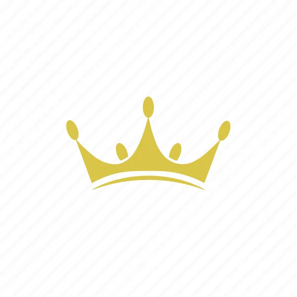 Crown Logo Şablonu vektör çizimi tasarımı