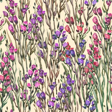 Pembe arka plan düz lay çiçek kompozisyon üzerinde Taze leylak çiçekler i