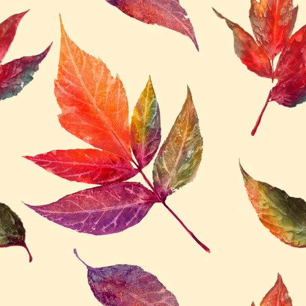 秋の葉の要約背景 秋の背景 パターン — ストック写真