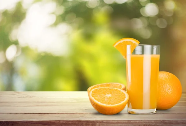 Orange Juice in glass — Stock Photo, Image