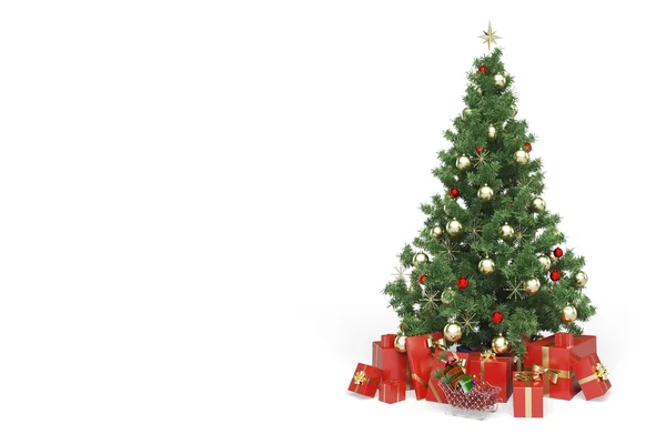 Mooie kerstboom — Stockfoto