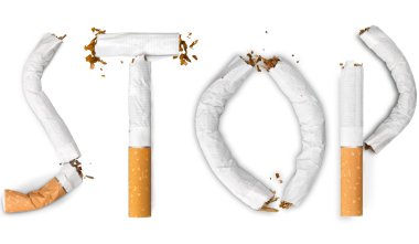 Stop smoking concept  clipart