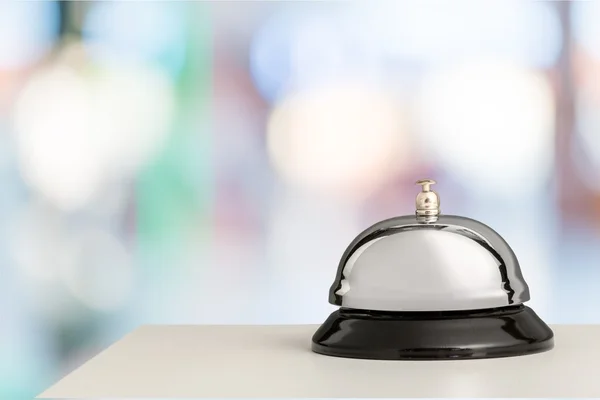 Hotelrezeption Service Desk Bell — Stockfoto