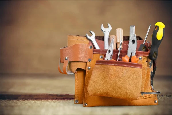 Tool belt with tools — Stock Photo, Image