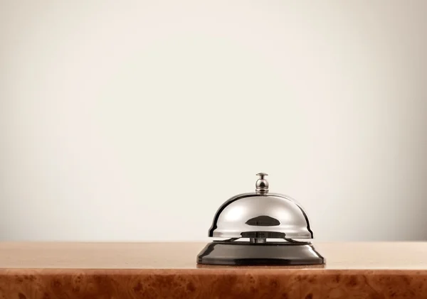 Hotel reception service desk bell — Stockfoto