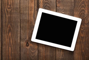 Tablet bilgisayar ile siyah ekran 