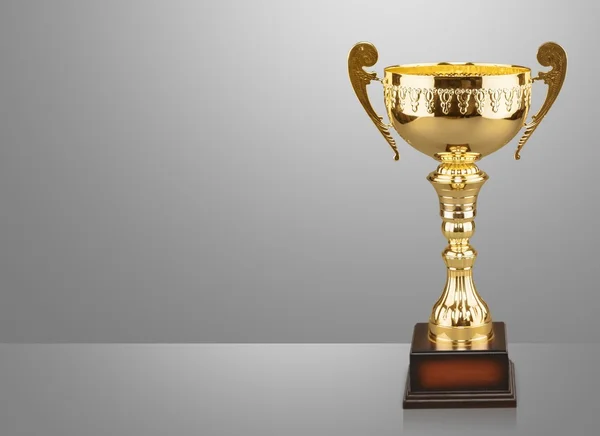 Golden trophies object — Stock Photo, Image