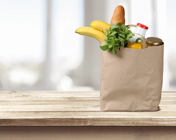 Fuld shopping taske - Stock-foto