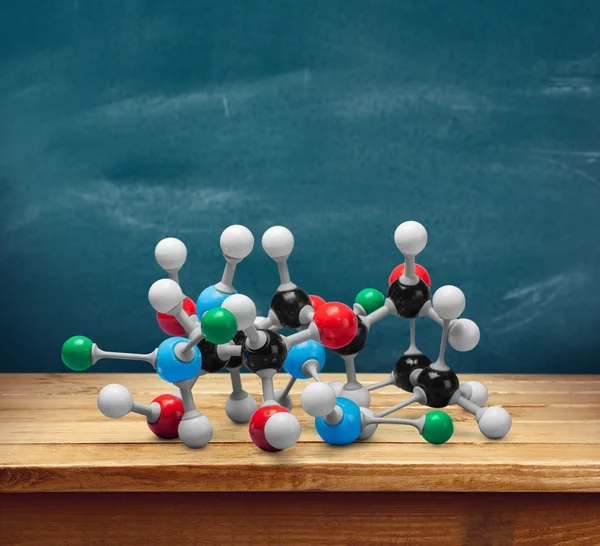 Ciencia Estructura del modelo molecular de ADN —  Fotos de Stock