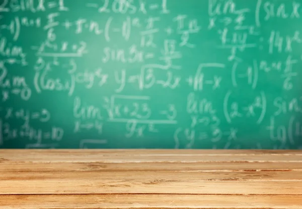 Formules mathématiques écrites à la craie — Photo