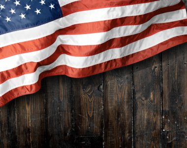 Amerikan bayrağı closeup