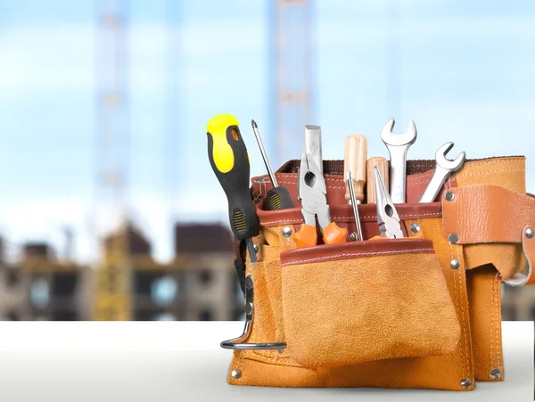 Tool belt with tools — Stock Photo, Image