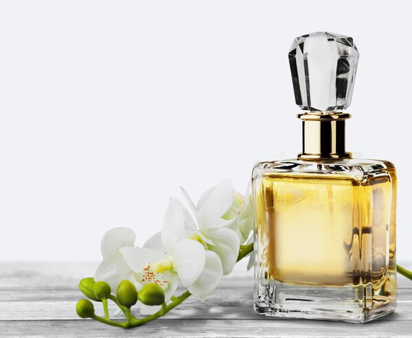 perfume in beautiful bottle