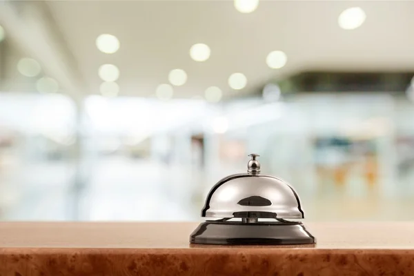 hotel reception service desk bell