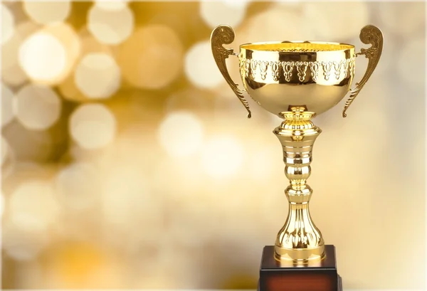 Golden trophies object — Stock Photo, Image