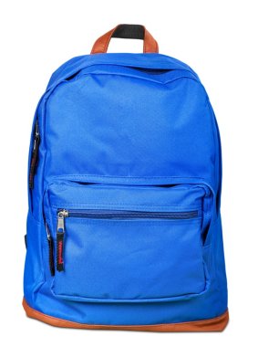 mavi okul çantası