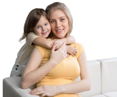 Anne ve Kız Sarılıyor  