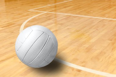 volleyball object on background clipart