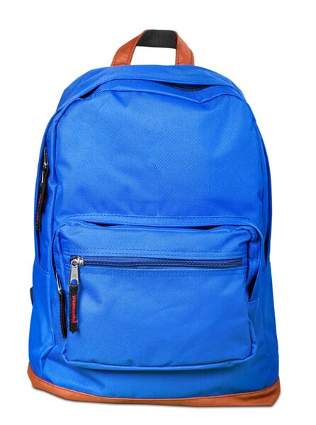 Blue school bag