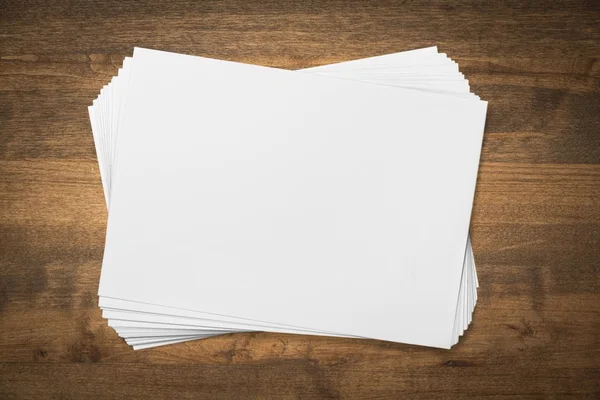 Pile of blank paper — Stock Photo, Image