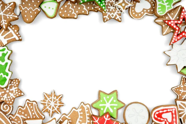 Christmas cookies frame — Stock Photo, Image