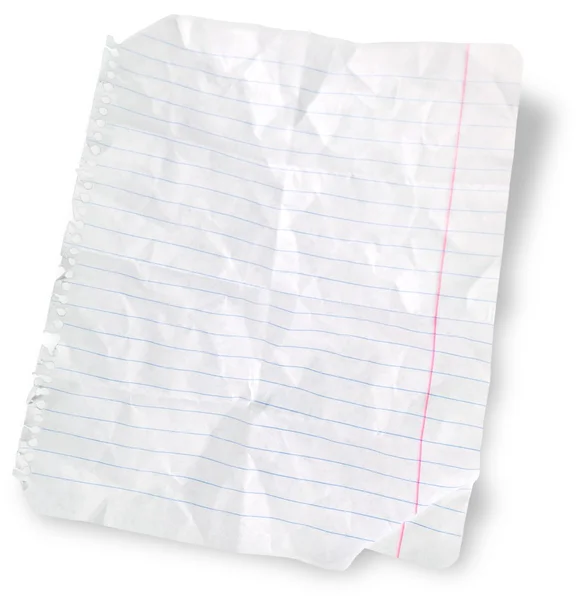 Blank Lined Paper — Stock Photo, Image