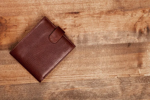 Läder plånbok isolerade — Stockfoto