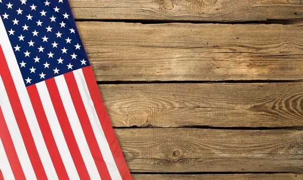 Closeup of  American flag — Stock Photo, Image