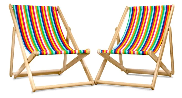 Two deck chairs — Stock Photo, Image