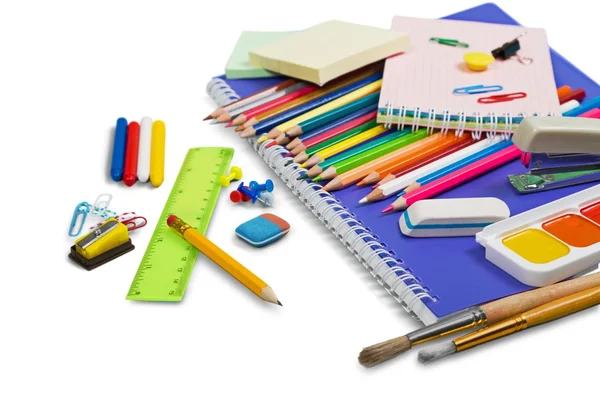 Back to school supplies — Stock Photo, Image