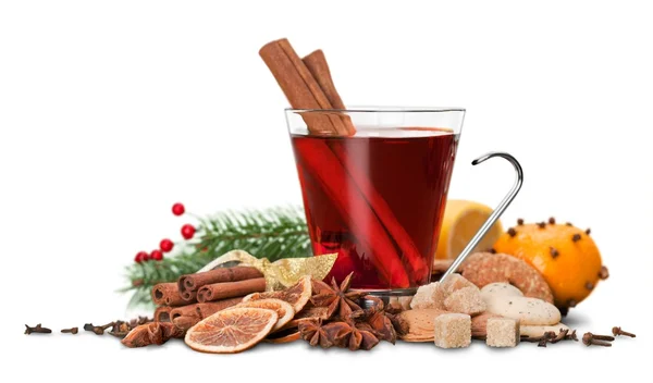 Weihnachtsglühwein — Stockfoto