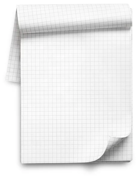 Open blank notebook — Stock Photo, Image