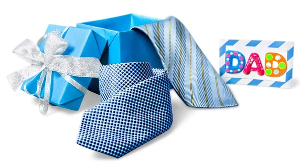 Pánské kravaty izolované — Stock fotografie