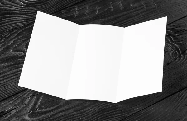 空の白い紙 — ストック写真