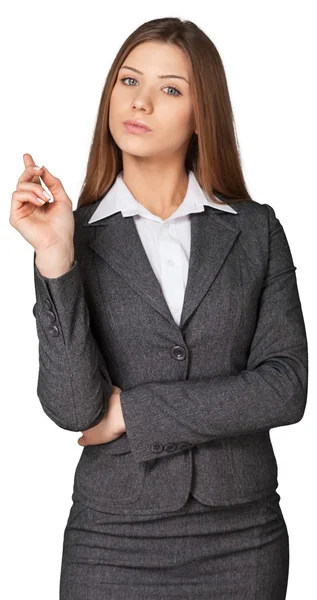 Portrait of a young  businesswoman — Stock Photo, Image
