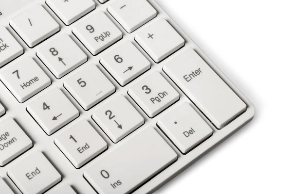 Buttons on computer keyboard — Stock Photo, Image