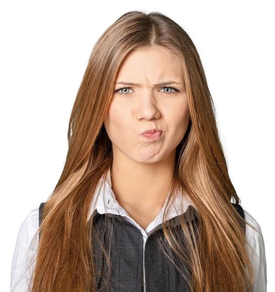 Retrato de una joven empresaria — Foto de Stock