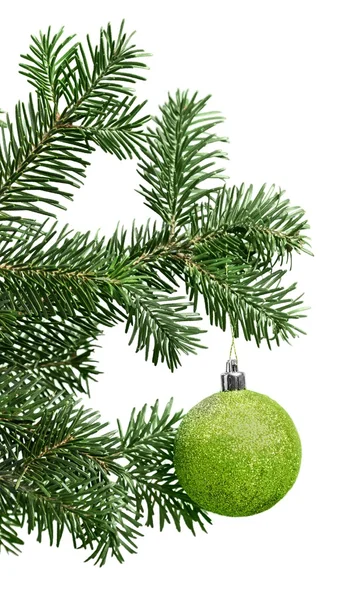 Décoration de Noël sur blanc — Photo